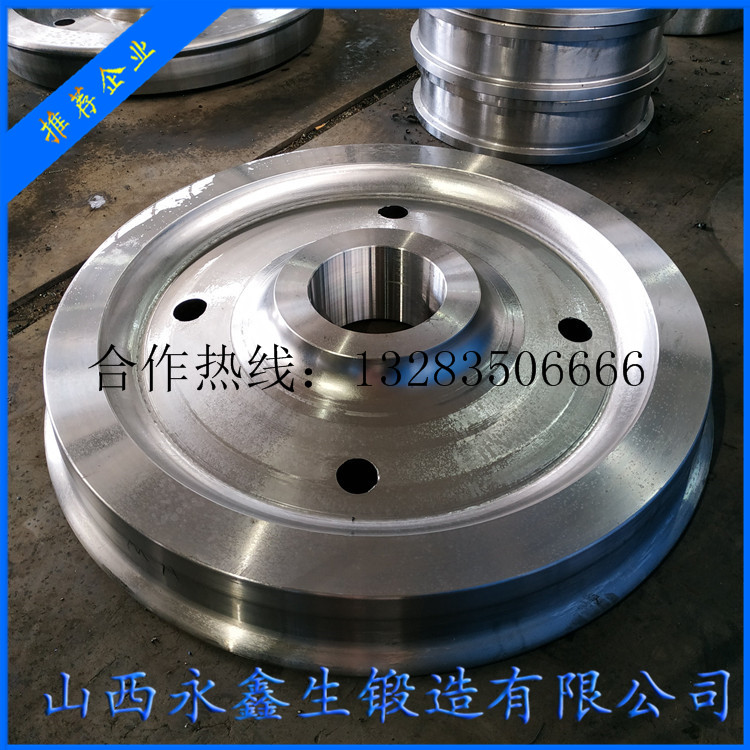 60#鋼門式鏈斗卸車機車輪鍛件