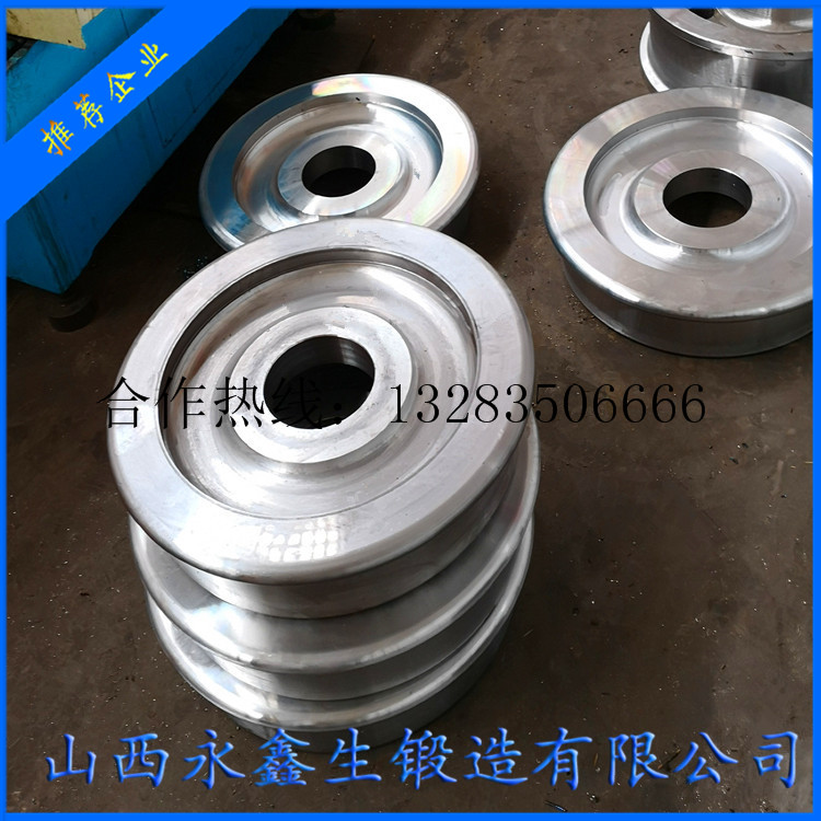 60#鋼板吊車輪鍛件