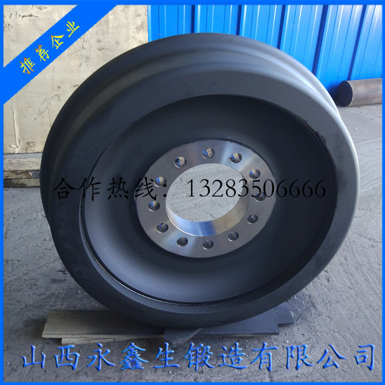 45鋼鐵軌輪鍛件